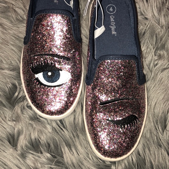 cat and jack glitter shoes